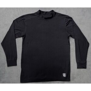 Polarmax Base Layer Top Mens Large Black Excellent Acclimate Dry Long Sleeve